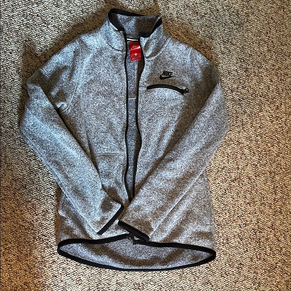 Nike Heather Purple/Gray Zip-Up Jacket
